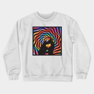 Rainbow Psychedelic Ape Crewneck Sweatshirt
